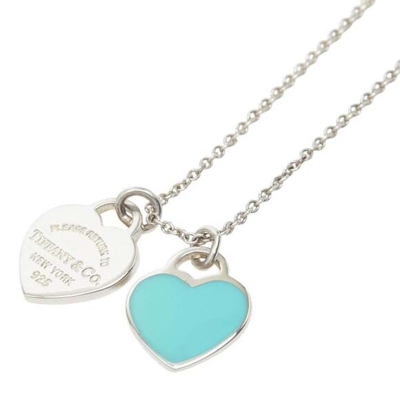 Tiffany & Co. Jewelry - TIFFANY Authentic Blue Heart Necklace